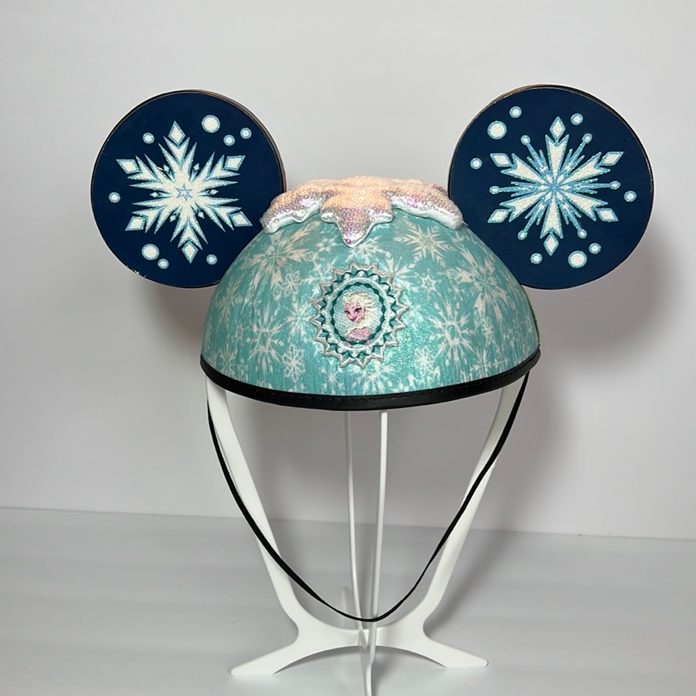 Disney Mickey Mouse Ears Anna and Elsa Frozen Double Sided Adult Size